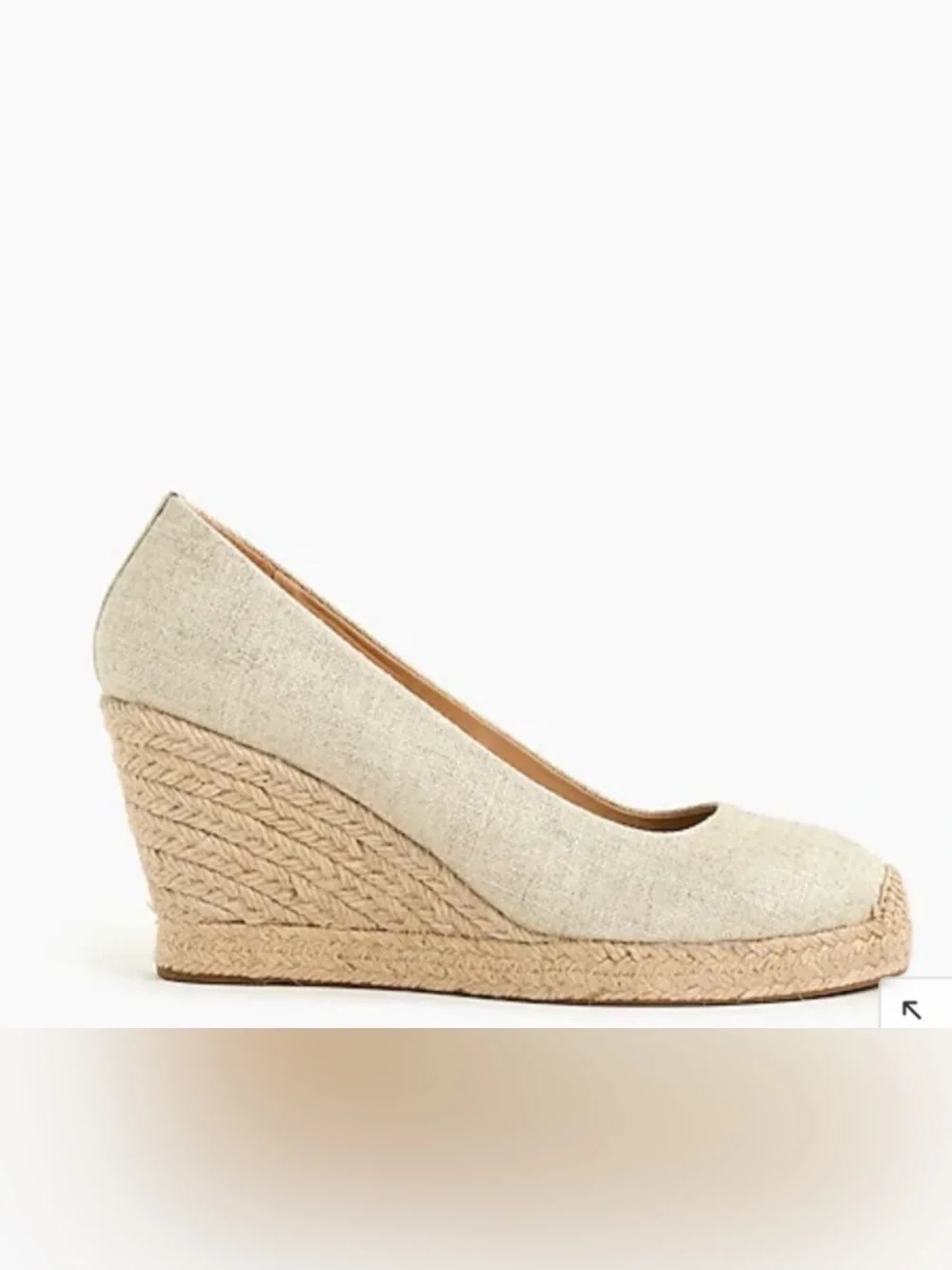 J. CREW Seville Espadrille Canvas Wedges! Size 9.5 NEW! No box! 📦